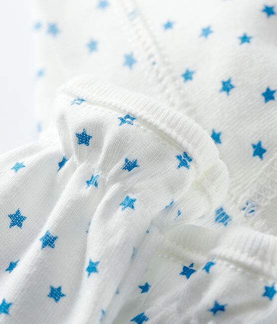 Confezione cuffietta e muffole a cuori in cotone variante 2