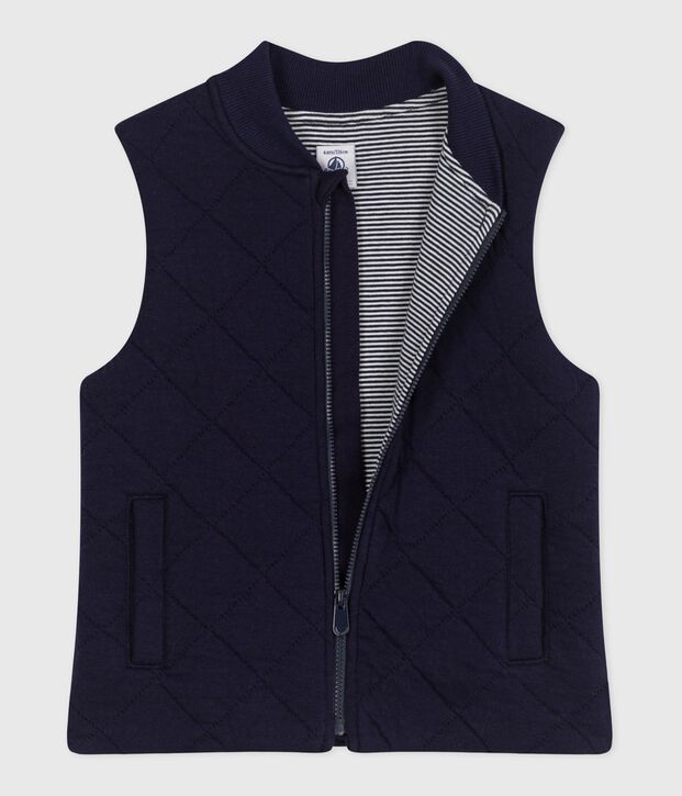 Gilet senza maniche in cotone tinta unita bambino SOIR