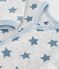 Pigiama in ciniglia con stelle stampate neonato BELUGA/ ADRIATIC