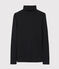 Dolcevita iconico in cotone Donna nero NOIR