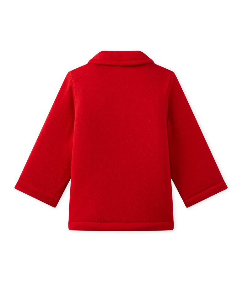 Caban unisex in felpa rosso TERKUIT