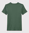 T-shirt girocollo iconica in cotone Donna verde VALLEE