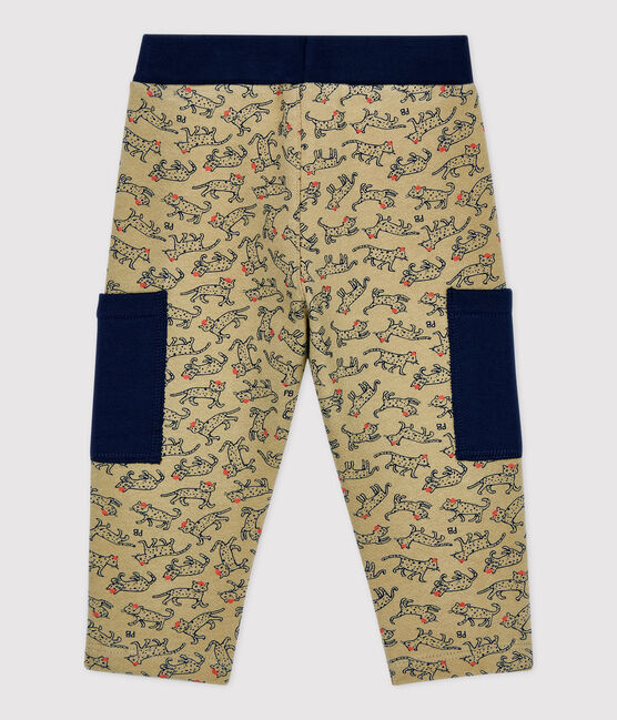 Pantaloni in molleton bebè. beige JERRYCAN/ MULTICO