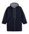 Giacca a vento calda lunga unisex blu SMOKING