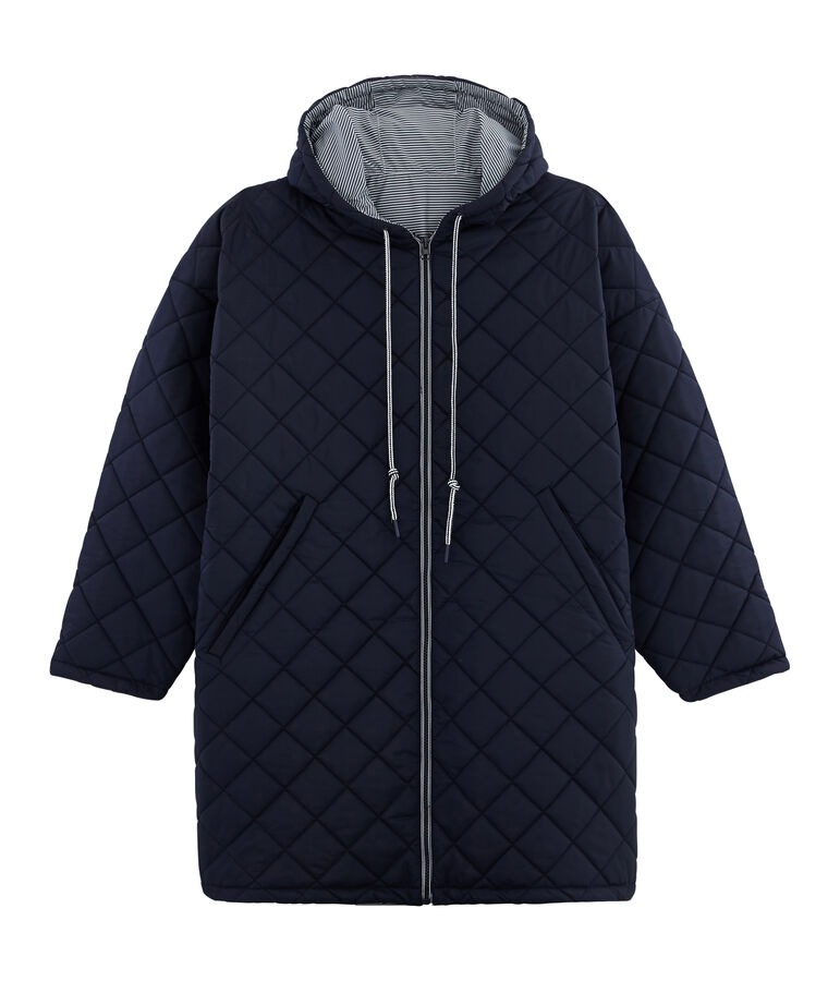 Giacca a vento calda lunga unisex blu SMOKING