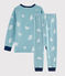 Pigiama fantasia yeti in ciniglia bambino blu BRUME/ MARSHMALLOW
