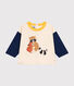 T-shirt a maniche lunghe in jersey sottile neonato