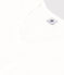 T-shirt La Regular scollo a V in cotone Donna bianco ECUME