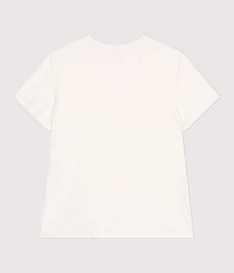 T-shirt donna Le Droit in cotone tinta unita bianco
