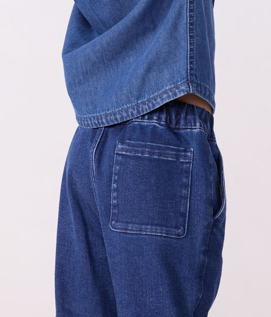 Pantaloni in denim bambino verde BRUT MOYEN