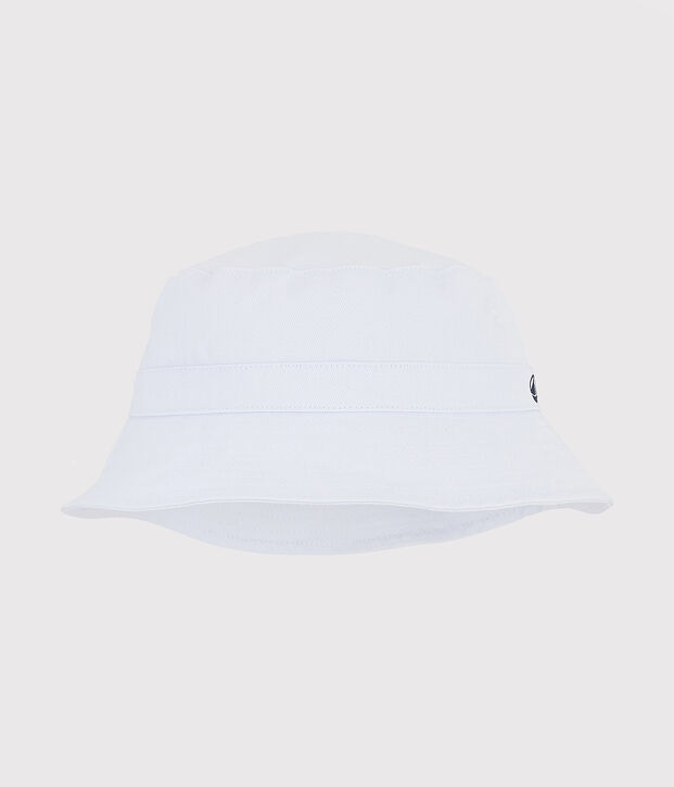 Bob in twill bambina - bambino bianco