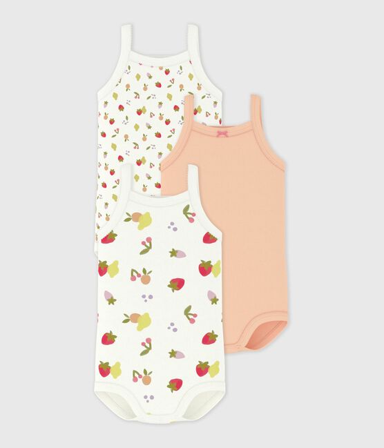 Set di body con spalline in cotone neonata variante 1