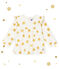 Blusa stampata per bebé femmina bianco MARSHMALLOW/giallo DORE