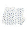Pigiama unisex in spugna bouclette grattata, super calda bianco MARSHMALLOW/blu MAJOR