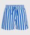 Shorts da mare a righe bambino blu/bianco