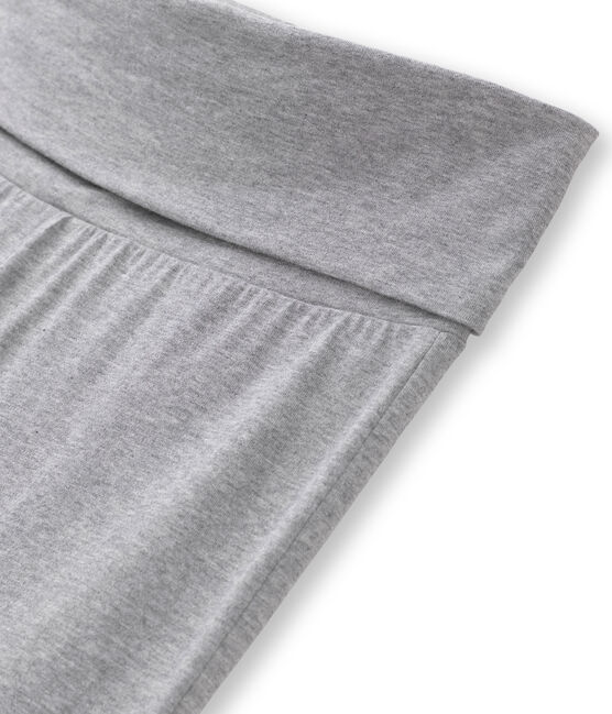 Pantaloni ballerina donna in jersey Lycra tinta unita grigio Subway Chine