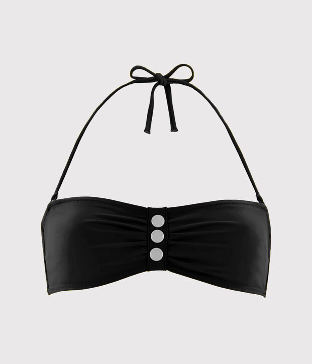 Top costume da bagno donna nero