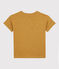 T-shirt bambina/bambino a maniche corte giallo ISTRE
