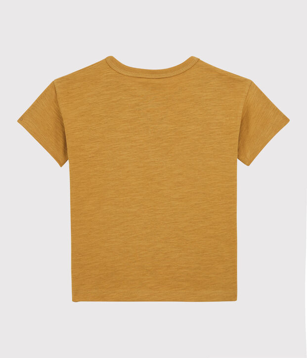 T-shirt bambina/bambino a maniche corte giallo