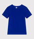 T-shirt a maniche corte in lino donna