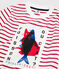 T-shirt maniche corte in jersey bambino bianco MARSHMALLOW/rosso TERKUIT