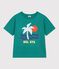 T-shirt a maniche corte in cotone bambina verde
