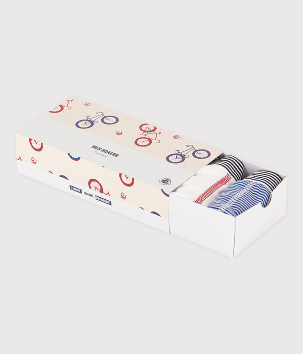 Confezione da 5 boxer motivo bici bambino in cotone multicolore