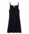 Chemise à bretelles femme coton/laine/soie nero NOIR