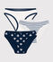 Confezione da 3 slip bambina in cotone variante 2