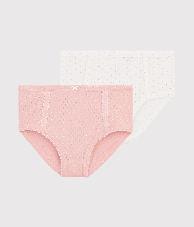 Confezione da 2 slip vita alta Donna multicolore