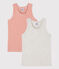 Set di 2 canottiere bimbo in cotone variante 1
