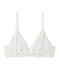 Reggiseno imbottito a pois bianco LAIT/marrone CUIVRE