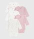 Set di body incrociati a maniche lunghe in cotone fantasia neonato