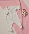 Pigiama neonato in velluto bianco MARSHMALLOW/bianco MULTICO