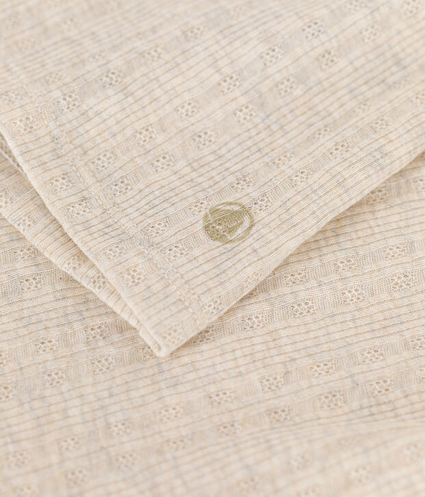 T-shirt L'Iconique donna in cotone fantasia con collo a lupetto MONTELIMAR CHINE