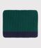Berretto in velluto tinta unita bambino verde