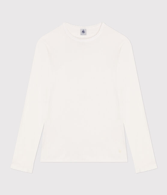 T-shirt L'ICONIQUE cocotte in cotone Donna bianco ECUME