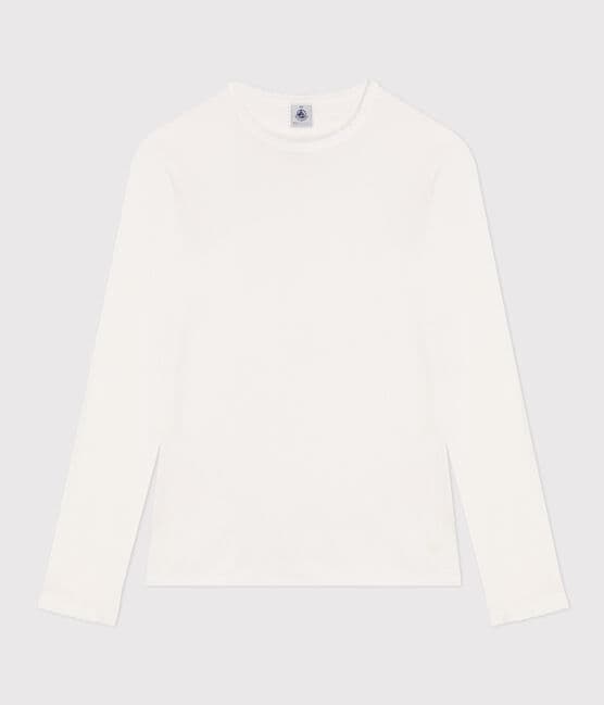 T-shirt L'ICONIQUE cocotte in cotone Donna bianco ECUME