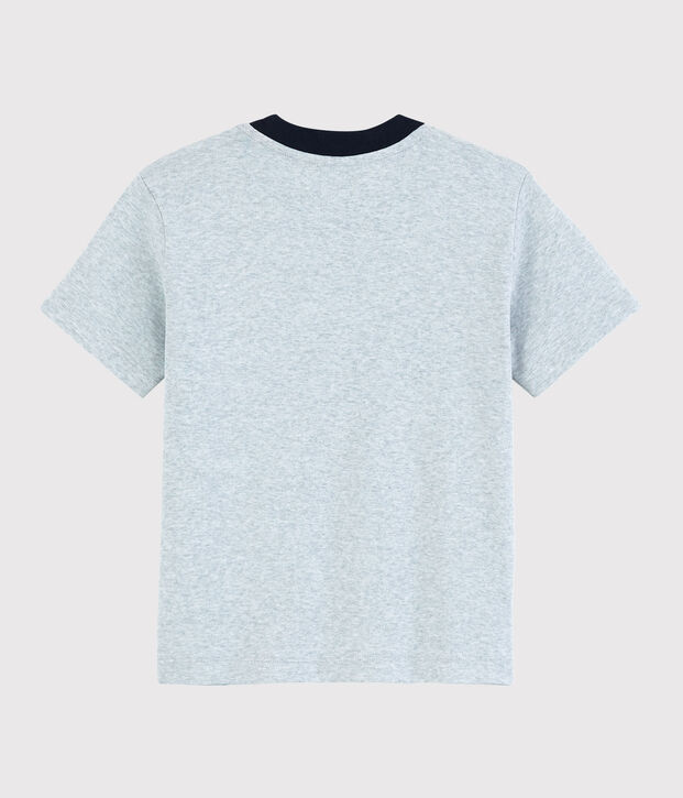 T-shirt maniche corte in cotone bambino grigio