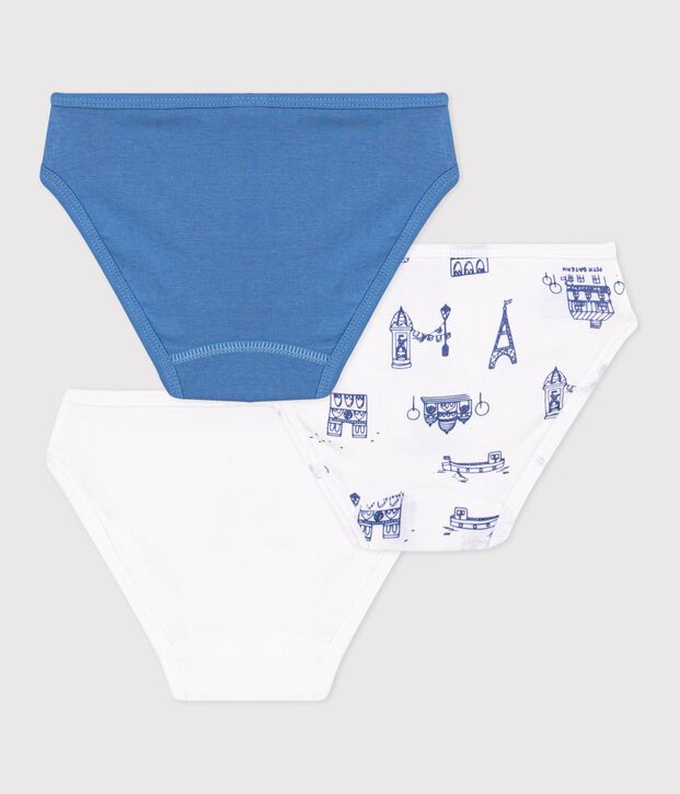 Lot de 3 culottes en coton multicolore