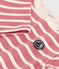 Iconica maglia a righe alla marinara in cotone bambina/bambino rosa ROSEWOOD/ AVALANCHE