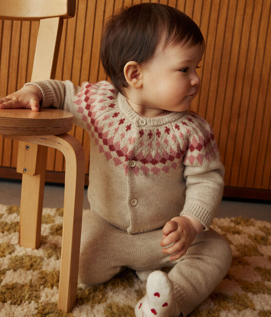 Set 2 pezzi in maglia neonato rosa AVALANCHE/ ROSEWOOD