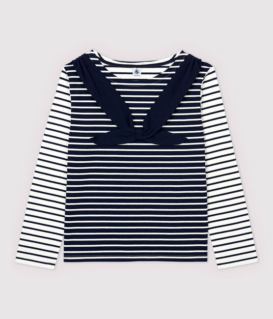 Marinière leggera Donna bianco MARSHMALLOW/blu SMOKING