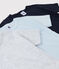 Cofezione da 3 t-shirt maniche corte tinta unita bambino in cotone biologico variante 1