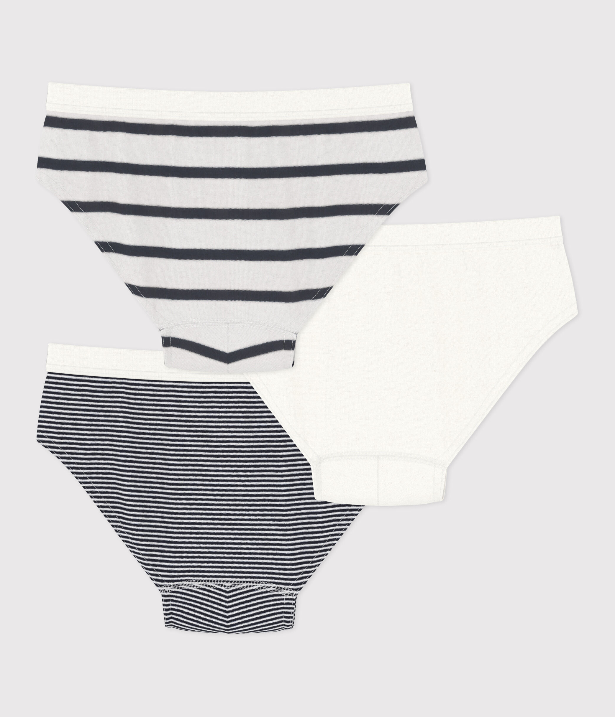 Confezione da 3 slip a righe bambino multicolore