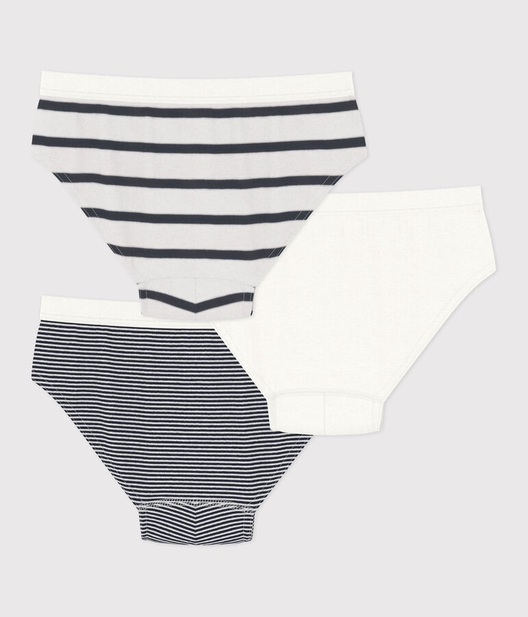 Confezione da 3 slip a righe bambino multicolore