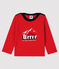 T-shirt bebè maschio rosso TERKUIT