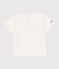 T-shirt Monsieur Madame in cotone neonato bianco MARSHMALLOW