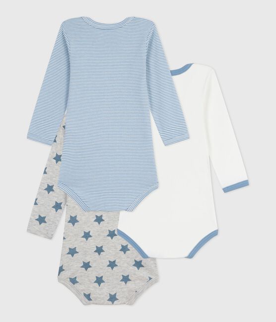 Set di body a maniche lunghe in cotone con stelle stampate neonato variante 1