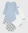 Set di body a maniche lunghe in cotone con stelle stampate neonato variante 1